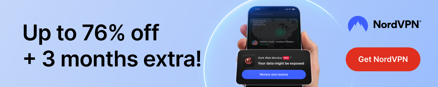 NordVPN coupon promotion for US